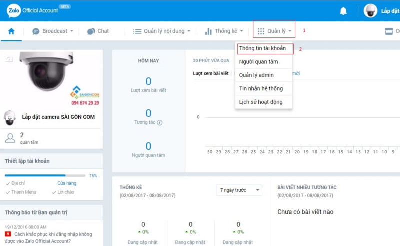 Th&ecirc;m n&uacute;t chia sẻ zalo, chat zalo cho website